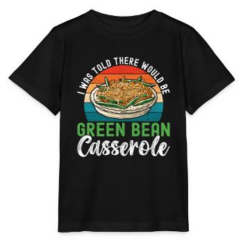 Casserole de haricots verts - T-shirt bio MINI CREATOR Stanley/Stella Enfant - noir - Devant - Mikhail (115cm)