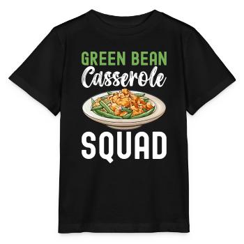 Casserole de haricots verts - T-shirt bio MINI CREATOR Stanley/Stella Enfant - noir - Devant - Mikhail (115cm)