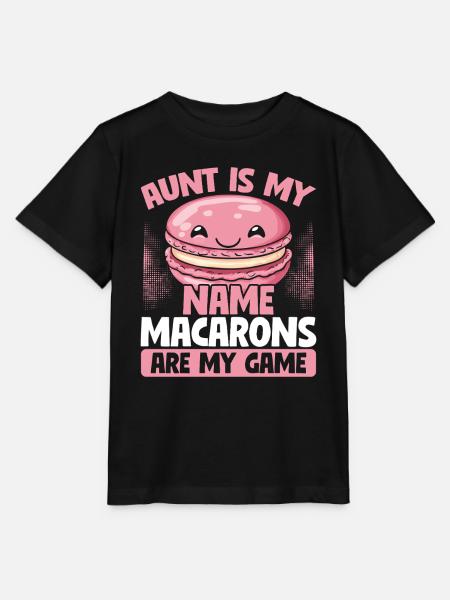 Macaron Bäcker Konditor Macaron-Liebhaber - Stanley/Stella Kinder T-Shirt MINI CREATOR  - Schwarz