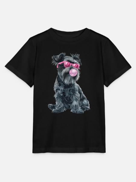 Schnauzer - Stanley/Stella Kinder T-Shirt MINI CREATOR  - Schwarz
