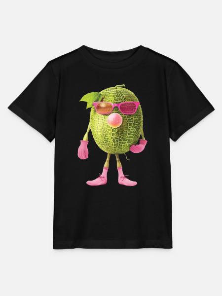 Honigmelone - Stanley/Stella Kinder T-Shirt MINI CREATOR - Schwarz