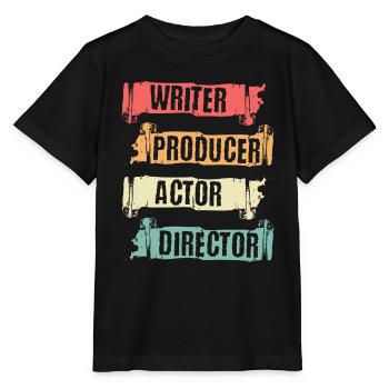 Scahuspieler, Autor, Produzent, Regisseur, - Stanley/Stella Kinder T-Shirt MINI CREATOR  - Schwarz - Vorne - Mikhail (115cm)