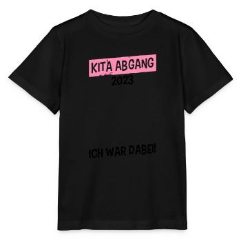 Kita Abgang Kita Abgängerin 2023 - Stanley/Stella Kinder T-Shirt MINI CREATOR  - Schwarz - Vorne - Mikhail (115cm)