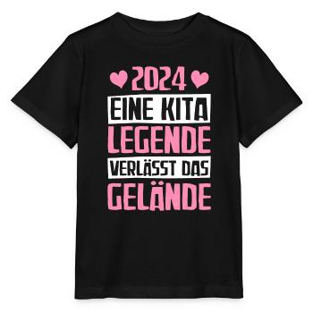 Une légende de Kita Diplômés de Kita 2024 - T-shirt bio MINI CREATOR Stanley/Stella Enfant - noir - Devant - Mikhail (115cm)