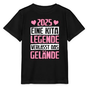Une légende Kita Kita Leavers 2025 - T-shirt bio MINI CREATOR Stanley/Stella Enfant - noir - Devant - Mikhail (115cm)
