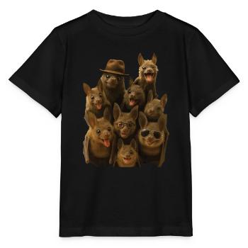 Schläger - Stanley/Stella Kinder T-Shirt MINI CREATOR  - Schwarz - Vorne - Mikhail (115cm)