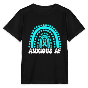 Trouble anxieux Trouble anxieux - T-shirt bio MINI CREATOR Stanley/Stella Enfant - noir - Devant - Mikhail (115cm)