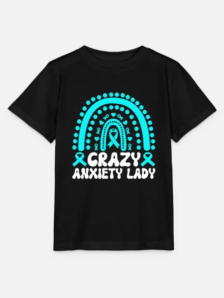 Angststörung Anxiety disorder - Stanley/Stella Kinder T-Shirt MINI CREATOR - Schwarz