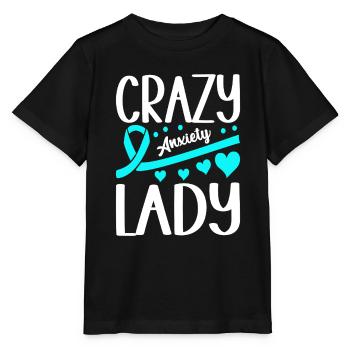 Trouble anxieux Trouble anxieux - T-shirt bio MINI CREATOR Stanley/Stella Enfant - noir - Devant - Mikhail (115cm)