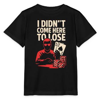 Ich bin nicht zum Verlieren hier - Stanley/Stella Kinder T-Shirt MINI CREATOR  - Schwarz - Vorne - Mikhail (115cm)