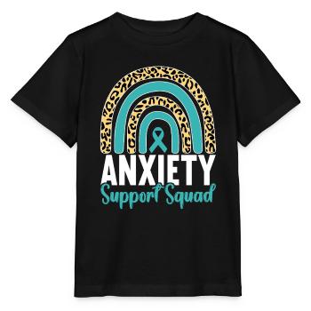 Trouble anxieux Trouble anxieux - T-shirt bio MINI CREATOR Stanley/Stella Enfant - noir - Devant - Mikhail (115cm)