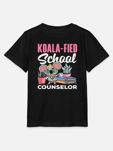Koala-Fied Schulberater Stilvoll - Stanley/Stella Kinder T-Shirt MINI CREATOR - Schwarz