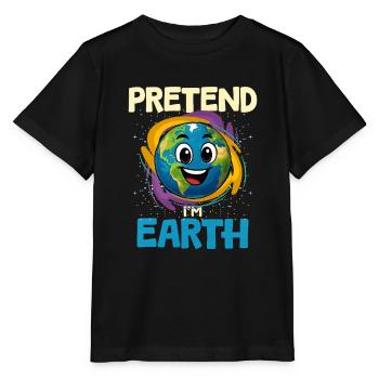 Planète Terre - T-shirt bio MINI CREATOR Stanley/Stella Enfant - noir - Devant - Mikhail (115cm)