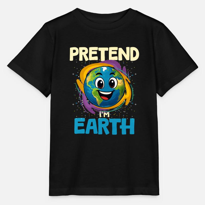 Planète Terre - T-shirt bio MINI CREATOR Stanley/Stella Enfant - noir