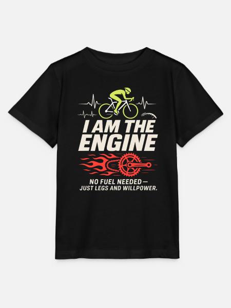 Ich bin der Motor - Stanley/Stella Kinder T-Shirt MINI CREATOR - Schwarz