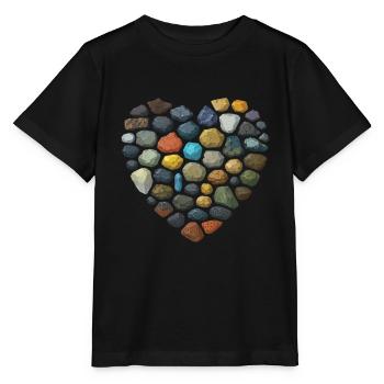 Géologie Roche - T-shirt bio MINI CREATOR Stanley/Stella Enfant - noir - Devant - Mikhail (115cm)