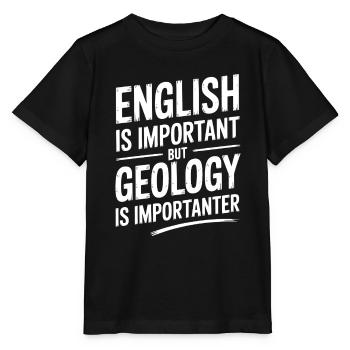 Géologie Roche - T-shirt bio MINI CREATOR Stanley/Stella Enfant - noir - Devant - Mikhail (115cm)