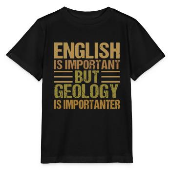 Géologie Roche - T-shirt bio MINI CREATOR Stanley/Stella Enfant - noir - Devant - Mikhail (115cm)