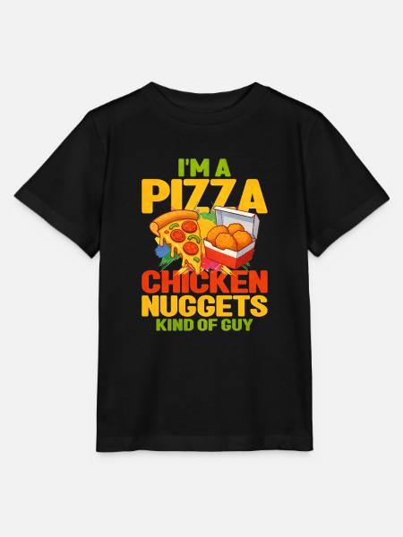 Chicken Nugget - Stanley/Stella Kinder T-Shirt MINI CREATOR  - Schwarz