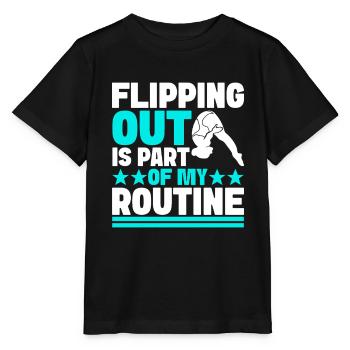 Diving diving board - Stanley/Stella MINI CREATOR Kids’ T-Shirt - black - Front - Mikhail (115cm)