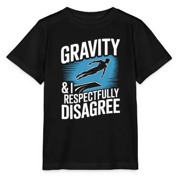 Diving diving board - Stanley/Stella MINI CREATOR Kids’ T-Shirt - black - Front - Mikhail (115cm)