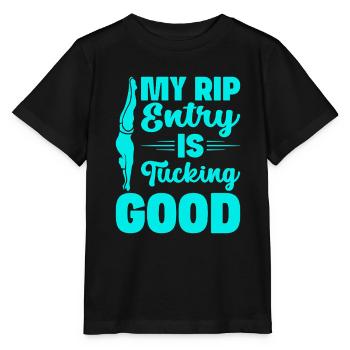 Diving diving board - Stanley/Stella MINI CREATOR Kids’ T-Shirt - black - Front - Mikhail (115cm)