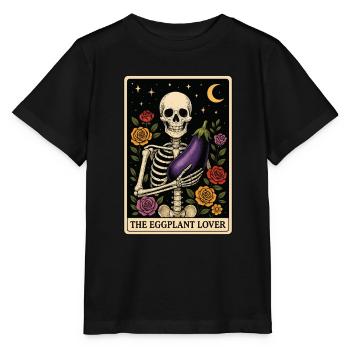 Eggplant Tarot - Stanley/Stella MINI CREATOR Kids’ T-Shirt - black - Front - Mikhail (115cm)