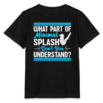 Kunstspringen Turmspringer Sprungbrett - Stanley/Stella Kinder T-Shirt MINI CREATOR  - Schwarz - Vorne - Mikhail (115cm)