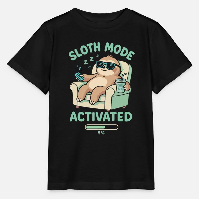 Faultiermodus aktiviert - Stanley/Stella Kinder T-Shirt MINI CREATOR - Schwarz