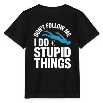 Kunstspringen Turmspringer Sprungbrett - Stanley/Stella Kinder T-Shirt MINI CREATOR  - Schwarz - Vorne - Mikhail (115cm)