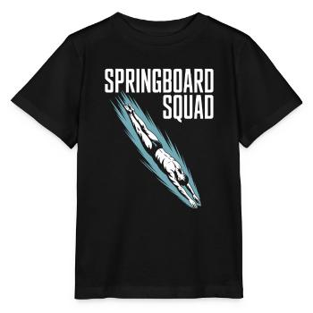 Kunstspringen Turmspringer Sprungbrett - Stanley/Stella Kinder T-Shirt MINI CREATOR  - Schwarz - Vorne - Mikhail (115cm)