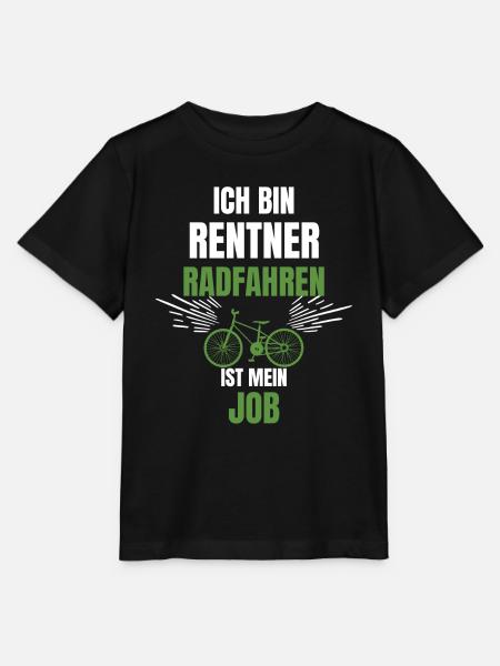 Radfahrer Fahrrad Rentner Ruhestand - Stanley/Stella Kinder T-Shirt MINI CREATOR  - Schwarz