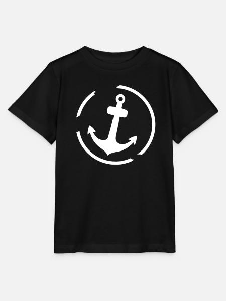 Anker Maritime Meer Segeln - Stanley/Stella Kinder T-Shirt MINI CREATOR - Schwarz