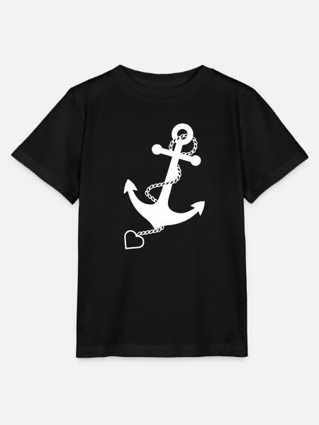 Anker Maritime Meer Segeln - Stanley/Stella Kinder T-Shirt MINI CREATOR  - Schwarz
