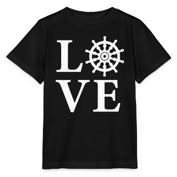 Navigation maritime - T-shirt bio MINI CREATOR Stanley/Stella Enfant - noir - Devant - Mikhail (115cm)