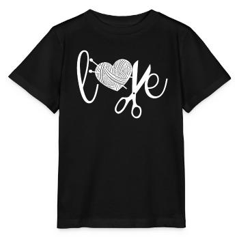 Tricot Tricot Crochet Tricoteur - T-shirt bio MINI CREATOR Stanley/Stella Enfant - noir - Devant - Mikhail (115cm)