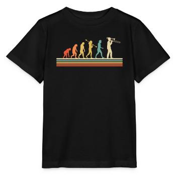 Trombone Trombone player Trombonist - Stanley/Stella MINI CREATOR Kids’ T-Shirt - black - Front - Mikhail (115cm)