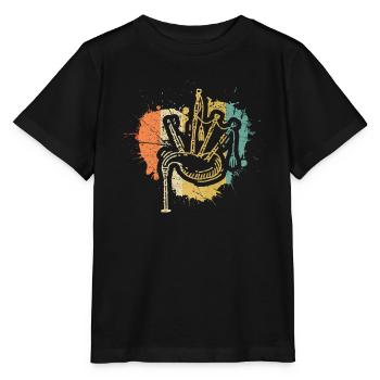 Cornemuse Cornemuse Cornemuse - T-shirt bio MINI CREATOR Stanley/Stella Enfant - noir - Devant - Mikhail (115cm)