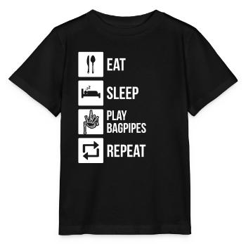 Cornemuse Cornemuse Cornemuse - T-shirt bio MINI CREATOR Stanley/Stella Enfant - noir - Devant - Mikhail (115cm)