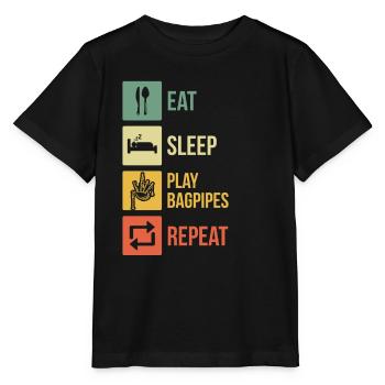 Cornemuse Cornemuse Cornemuse - T-shirt bio MINI CREATOR Stanley/Stella Enfant - noir - Devant - Mikhail (115cm)