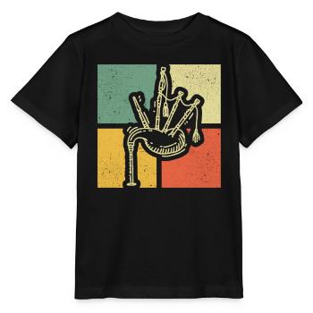 Cornemuse Cornemuse Cornemuse - T-shirt bio MINI CREATOR Stanley/Stella Enfant - noir - Devant - Mikhail (115cm)