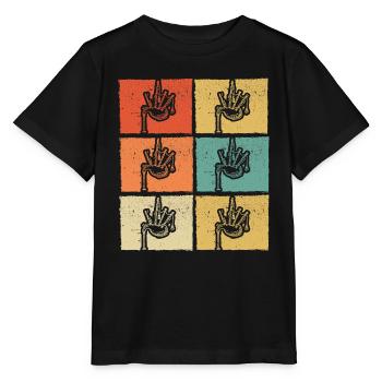 Cornemuse Cornemuse Cornemuse - T-shirt bio MINI CREATOR Stanley/Stella Enfant - noir - Devant - Mikhail (115cm)