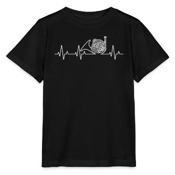 Français corniste Français corniste Français corniste - T-shirt bio MINI CREATOR Stanley/Stella Enfant - noir - Devant - Mikhail (115cm)