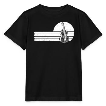 Double bass Double bass player Double bass player - Stanley/Stella MINI CREATOR Kids’ T-Shirt - black - Front - Mikhail (115cm)