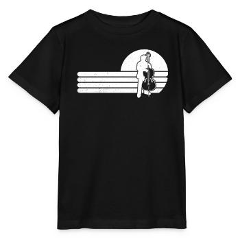 Double bass Double bass player Double bass player - Stanley/Stella MINI CREATOR Kids’ T-Shirt - black - Front - Mikhail (115cm)
