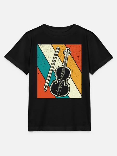 Geige Violine Geiger Violinist - Stanley/Stella Kinder T-Shirt MINI CREATOR - Schwarz