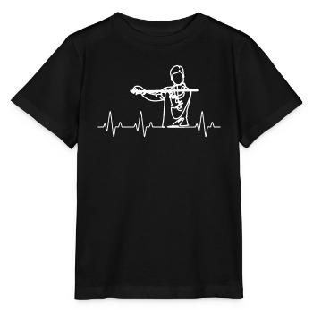 Violin Violinist Violinist - Stanley/Stella MINI CREATOR Kids’ T-Shirt - black - Front - Mikhail (115cm)