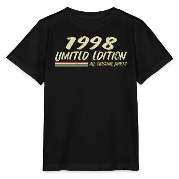 1998 Geburtstagsgeschenkidee 1998 - Stanley/Stella Kinder T-Shirt MINI CREATOR  - Schwarz - Vorne - Mikhail (115cm)