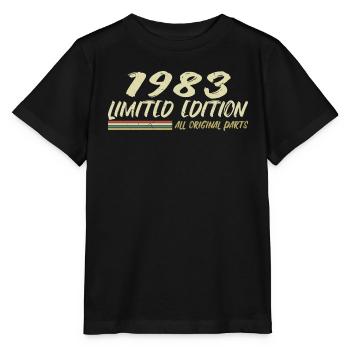 1983 Geburtstagsgeschenkidee 1983 - Stanley/Stella Kinder T-Shirt MINI CREATOR  - Schwarz - Vorne - Mikhail (115cm)