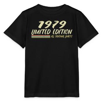 1979 Geburtstagsgeschenkidee 1979 - Stanley/Stella Kinder T-Shirt MINI CREATOR  - Schwarz - Vorne - Mikhail (115cm)